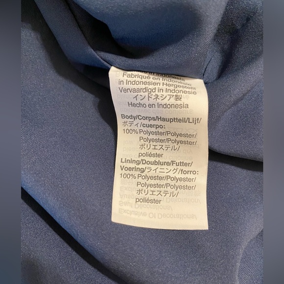 🔥Madewell🔥 Women’s Size 2 Blue Floral Dress with Bow Detail on Chest - Picture 5 of 8